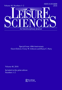 Leisure Sciences Cover